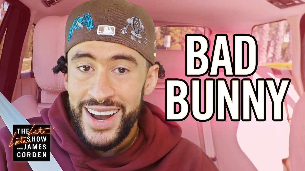 Bad Bunny se sube al Carpool karaoke con James Corden iHeartRadio
