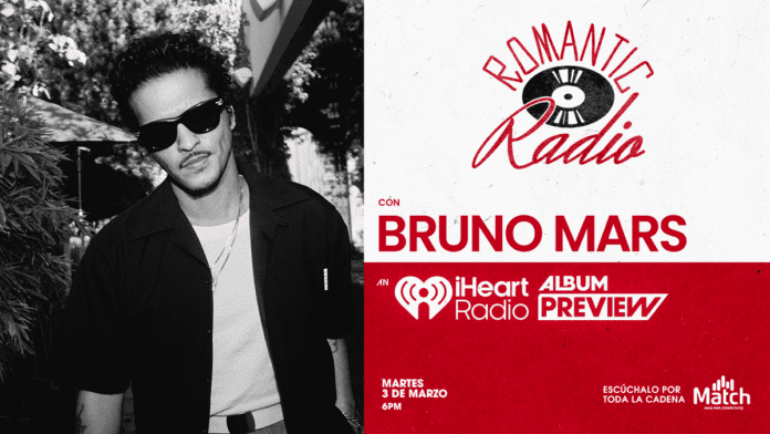 The Romantic con Bruno Mars: An iHeartRadio Album Preview”