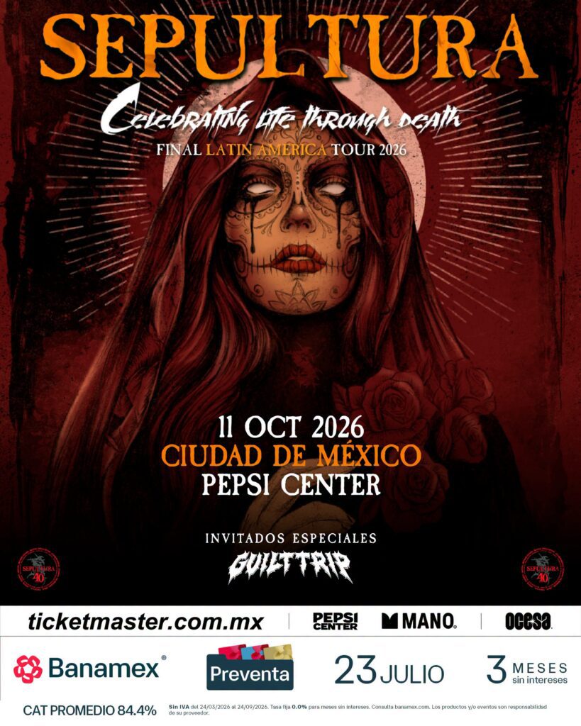 Sepultura México 2026